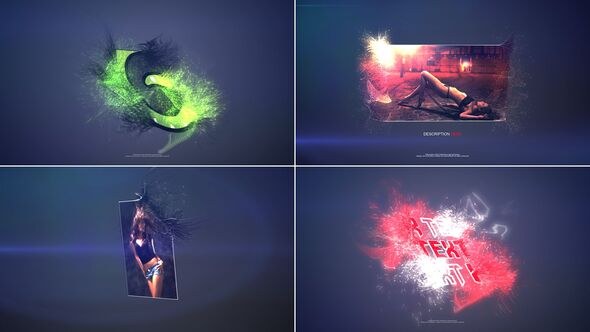 Videohive Disperser Logo Stings template preview