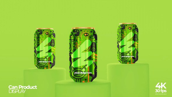 Videohive Can Product Promotion 57358684 Product Promo template preview