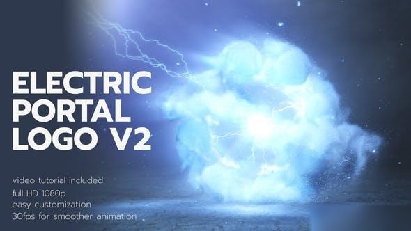 Videohive Electric Portal Logo 2 Logo Stings template preview