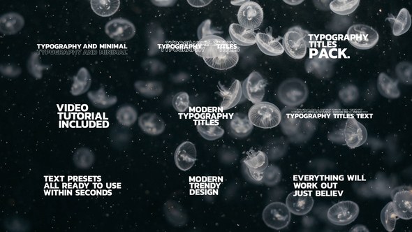 Videohive Typography Titles Text 46483852 Titles template preview