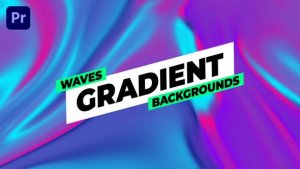 Gradient Backgrounds Premiere Pro template preview