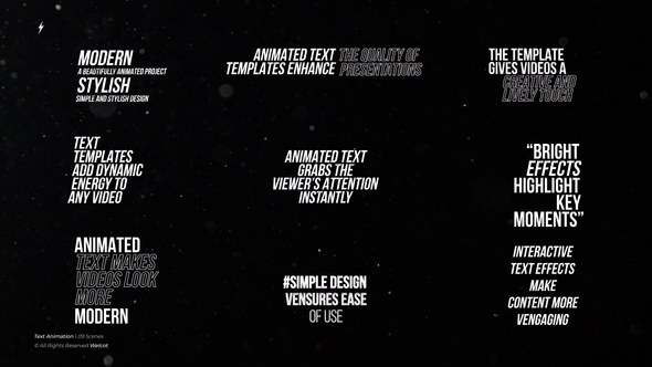 Videohive Text Animation 6.0 | After Effects Titles template preview