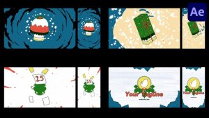 Videohive Christmas Morphing Logo for After Effects Logo Stings template preview