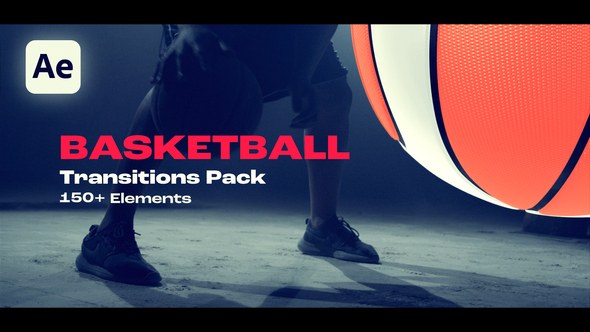 Videohive Basketball Transitions 57752989 Elements template preview