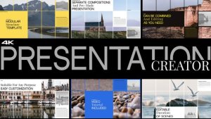 Videohive Clean Presentation Creator Video Displays template preview