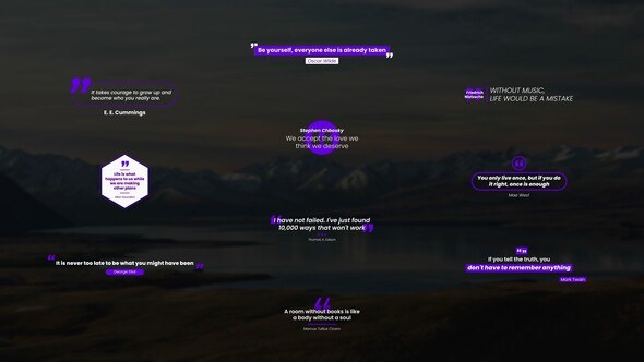 Videohive Quotes Titles 59621778 Titles template preview