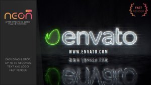 Videohive Neon Logo 26041849 Logo Stings template preview