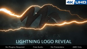Videohive Lightning Logo Reveal Logo Stings template preview