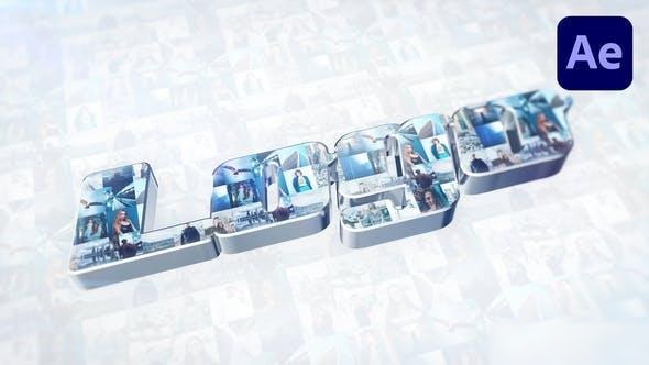 Videohive Multiscreen 3D Logo Intro Logo Stings template preview