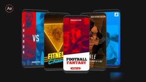 Videohive Sports Instagram Stories 22795454 Video Displays template preview