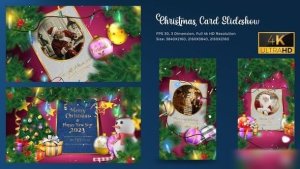 Videohive Christmas Card Slideshow Openers template preview