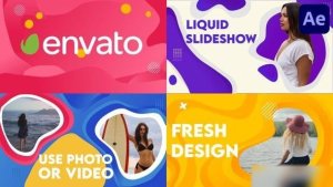 Videohive Liquid Slideshow | After Effects Openers template preview