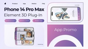 Videohive App Promo Phone 14Pro Product Promo template preview