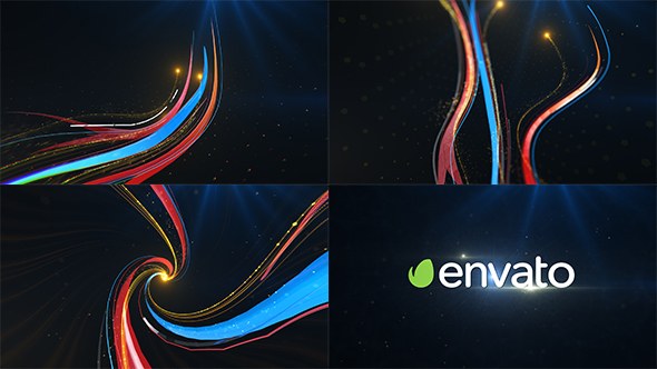 Videohive Colorful Lines Logo Reveal 21494911 Logo Stings template preview