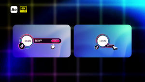 Videohive 3D TikTok Follow & Profile Banner Elements template preview