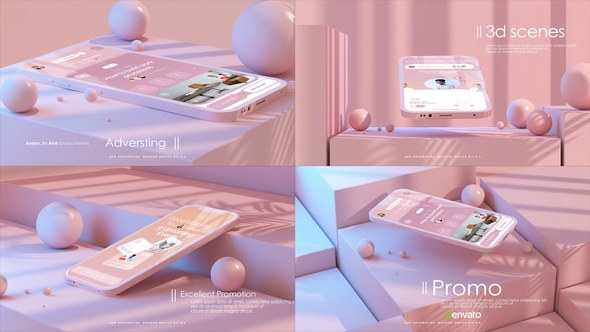 Videohive Short Advertising Mockup Ver 0.4 Product Promo template preview