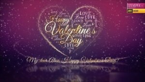 Videohive Valentines Day Wishes Openers template preview