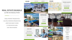 Real Estate Bundle Video Displays template preview