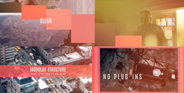 Videohive Clean Video Reel Video Displays template preview
