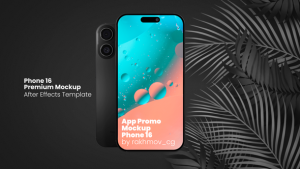 Videohive App Promo Mockup Phone 16 Product Promo template preview