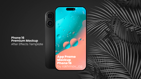 Videohive App Promo Mockup Phone 16 Product Promo template preview