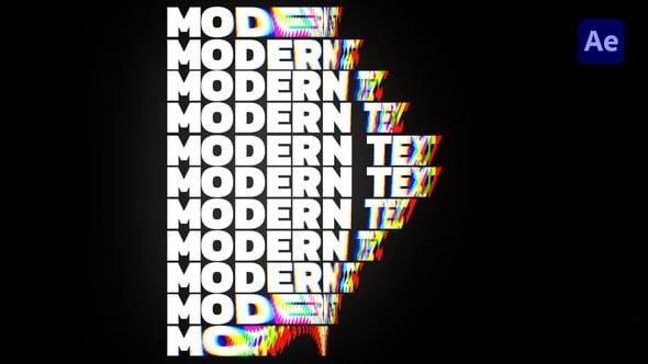 Videohive Modern RGB Glitch Text Titles Titles template preview