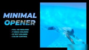 Videohive Minimal Opener 48999292 Openers template preview