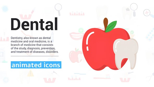 Videohive Dental Care Icons 57567774 Elements template preview
