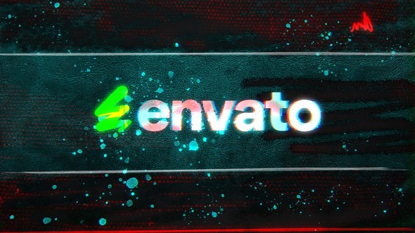 Videohive Texture Glitch Reveal Logo Logo Stings template preview