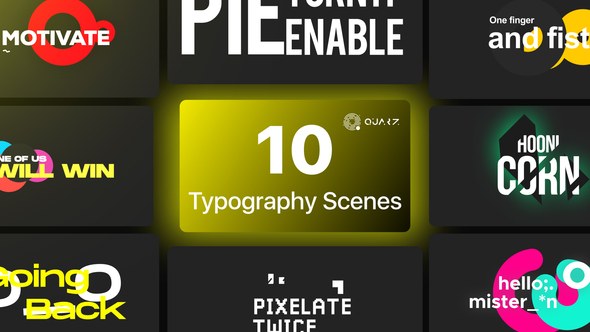 Videohive Typographic Titles Vol. 01 Titles template preview