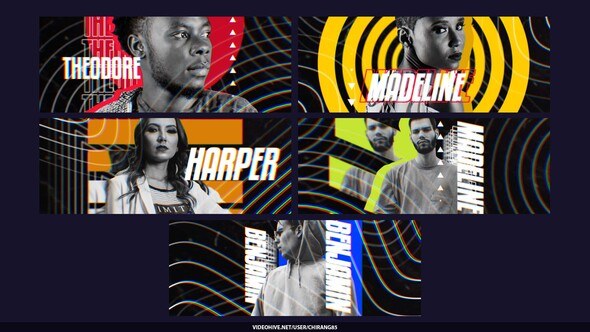 Videohive Poster Facebook Cover Openers template preview