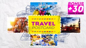 Videohive Travel Postcard Titles template preview