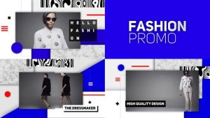Fashion Promo Video Displays template preview