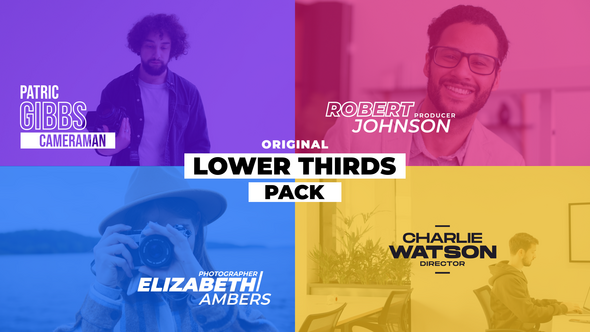 Videohive Lower Thirds Pack / AE 49903121 Elements template preview