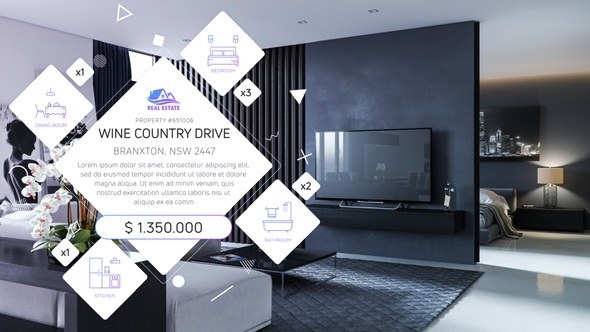 Videohive Real Estate Modern III Product Promo template preview