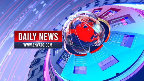 Videohive Broadcast Daily News Opener Broadcast-packages template preview