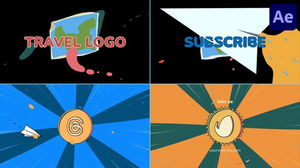 Videohive Travel Logo Opener for After Effects Logo Stings template preview