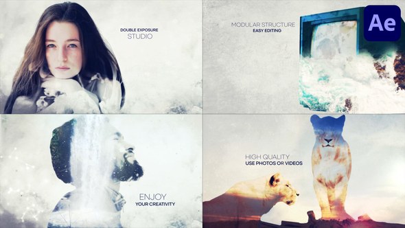 Videohive Double Exposure Studio | After Effects Openers template preview