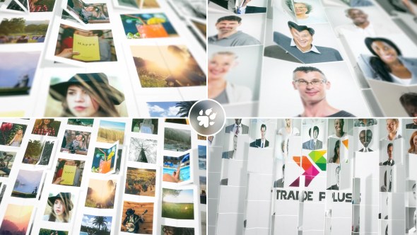 Videohive Multi Images Fold Reveal Logo Stings template preview