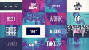 Videohive Typo Stomp Promo Openers template preview