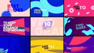 Videohive Typography Slides Pack 38179856 Openers template preview