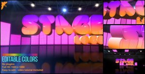 Videohive Stage Logo Logo Stings template preview