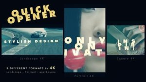 Videohive Quick Opener 48652542 Openers template preview