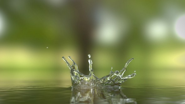 Videohive Water Drop Logo Reveal Logo Stings template preview