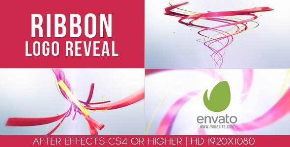 Videohive Ribbon Logo Reveal Logo Stings template preview