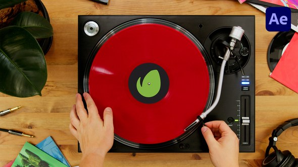 Videohive Vinyl Record Logo 51410646 Logo Stings template preview