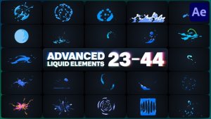Videohive Advanced Liquid Elements for After Effects 47621597 Elements template preview
