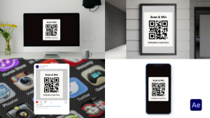 Videohive QR Code Overlays Elements template preview