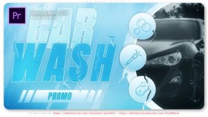 Car Wash Promo Premiere Pro template preview