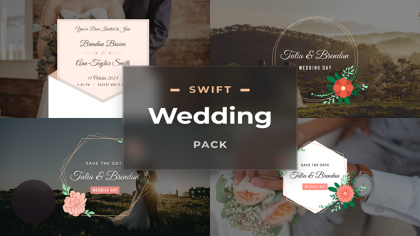 Videohive Swift Wedding Pack - After-Effects Template Video Displays template preview